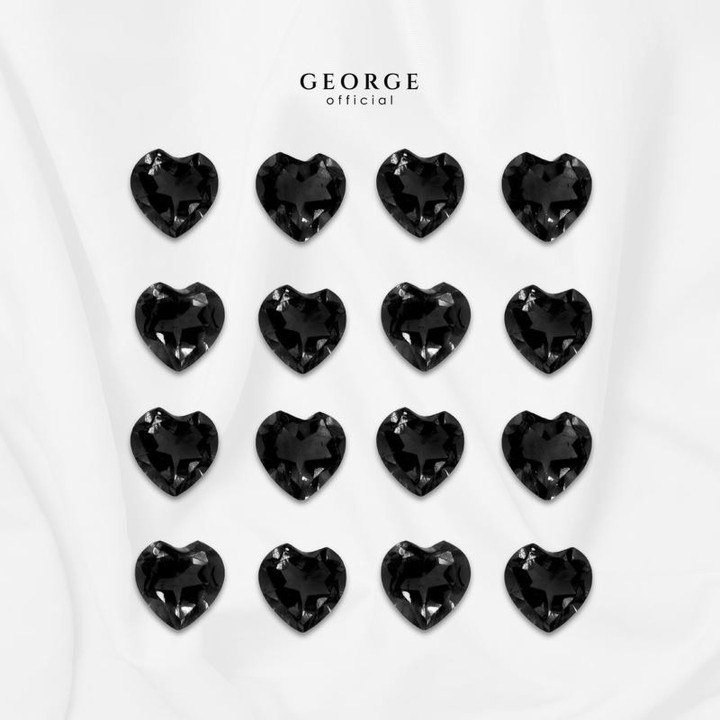 Genuine Onyx Heart Gemstone Necklace - George Jewelry