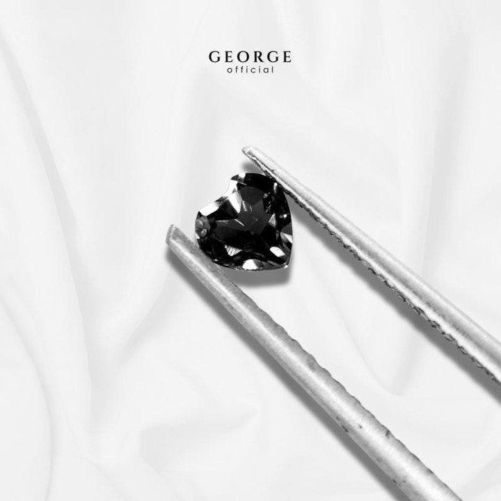 Genuine Onyx Heart Gemstone Necklace - George Jewelry