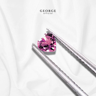 Genuine Rhodolite Garnet Heart Cut Gemstones | GGRHH