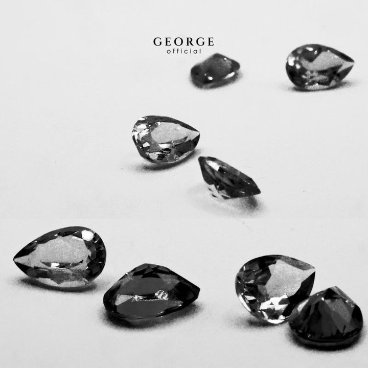 Genuine Onyx Pear Cut Gemstones | George Jewelry