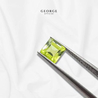 Genuine Peridot Step Cut Gemstone | GGPRS by George Jewelry