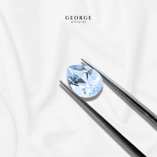Genuine Aquamarine Teardrop Gemstones | George Jewelry