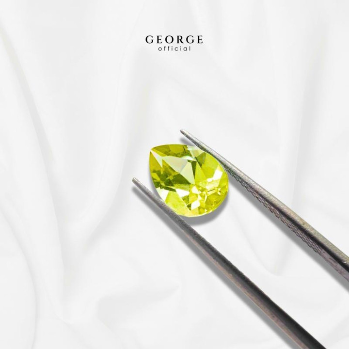 Genuine Peridot Pear Cut Gemstones | George Jewelry