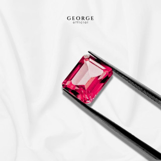 Emerald Cut Ruby Gemstone | Genuine GGRBE by George Jewelry