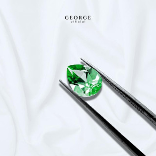 Genuine Green Chrome Diopside Pear Cut Gemstones - GGGCP