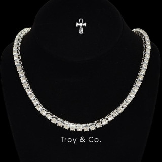 Ice Out Tennis Chain Necklace | Troy and Co.