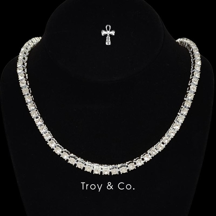 Ice Out Tennis Chain Necklace | Troy and Co.