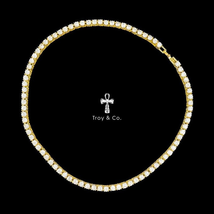 Ice Out Tennis Chain Necklace | Troy and Co.