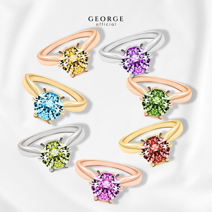 Birthstone Rings | Colorful Gemstones by GEORGE Jewelry