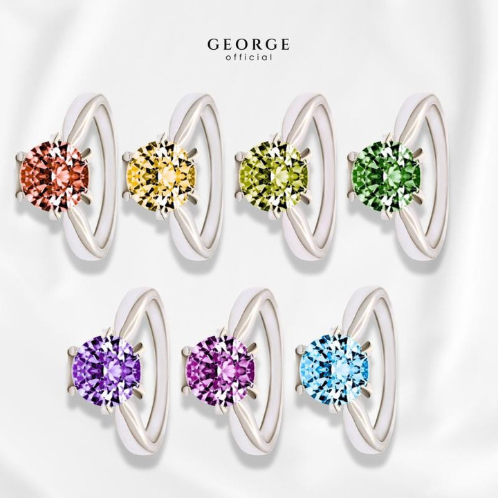 Birthstone Rings | Colorful Gemstones by GEORGE Jewelry
