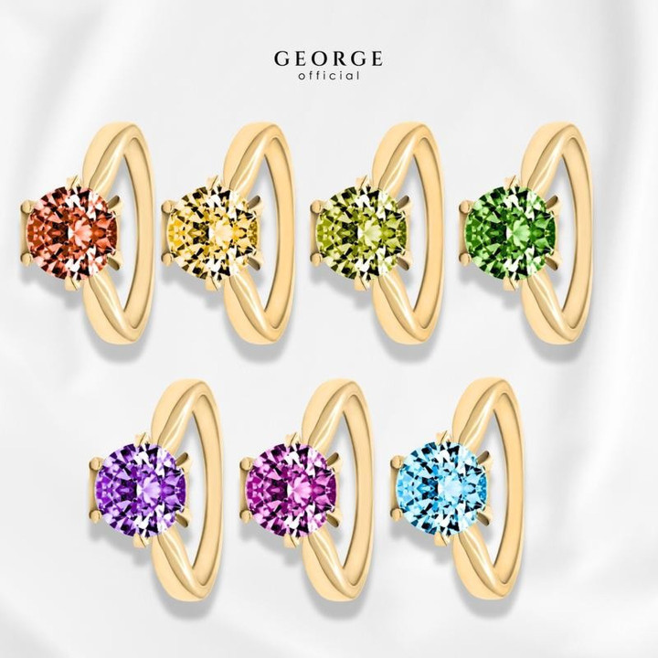 Birthstone Rings | Colorful Gemstones by GEORGE Jewelry