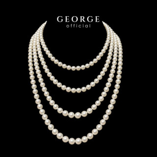 Genuine Freshwater Pearl Necklace | Sterling Silver Minimalist