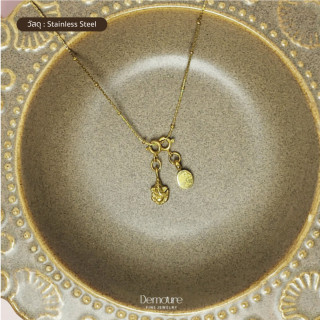 Colección Demoure: Elegante collar de acero inoxidable