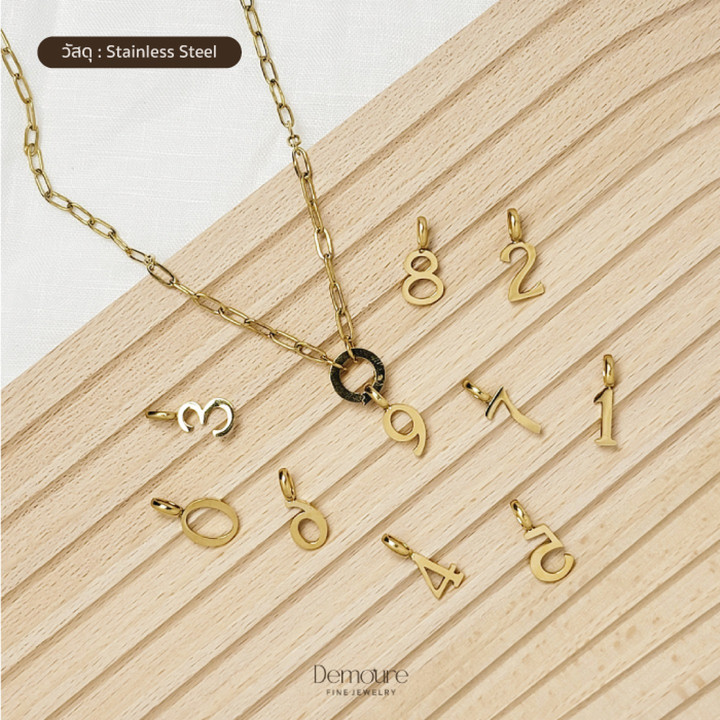 Demoure Collection: Energizing Number Charm Jewelry