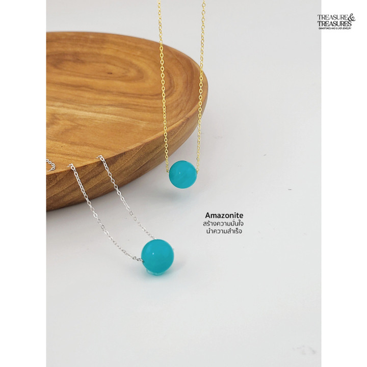 Collar Bola de los Deseos: Plata de ley 925, piedras naturales para la suerte y la positividad.