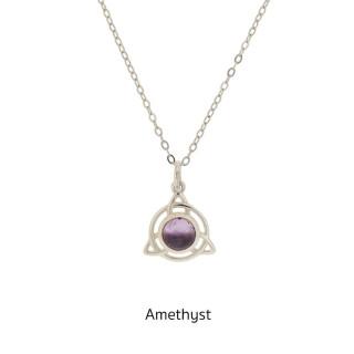 Collar Triquetra de Plata de Ley - Símbolo de Eternidad y Unidad