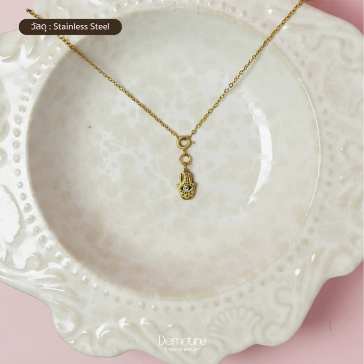 Colección Demoure: Amuleto protector con colgante del Ojo Turco