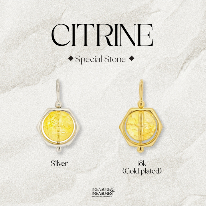 Sterling Silver Citrine Necklace: Enhance Power and Success