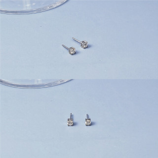 CZ Stud Earrings | Sterling Silver, Everyday Sparkle