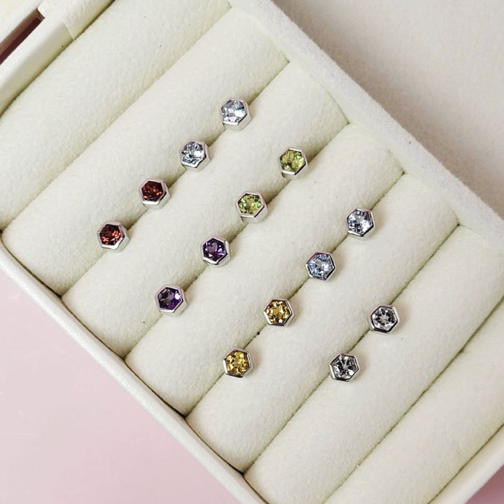 Gemstone Earrings | Sterling Silver | Balance and Harmony