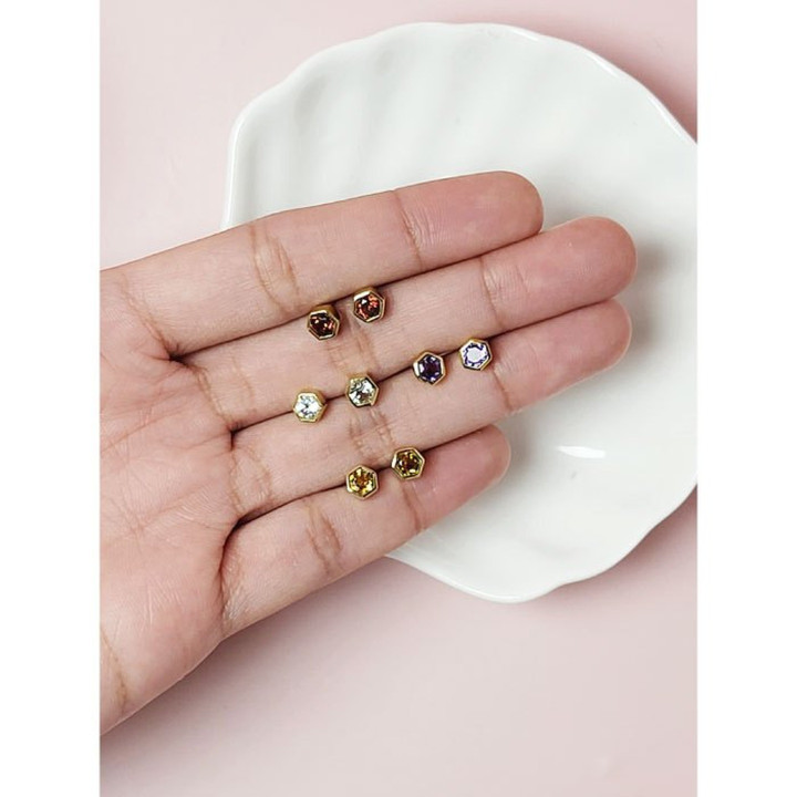 Genuine Gemstone Earrings | Sterling Silver, Balance and Harmony