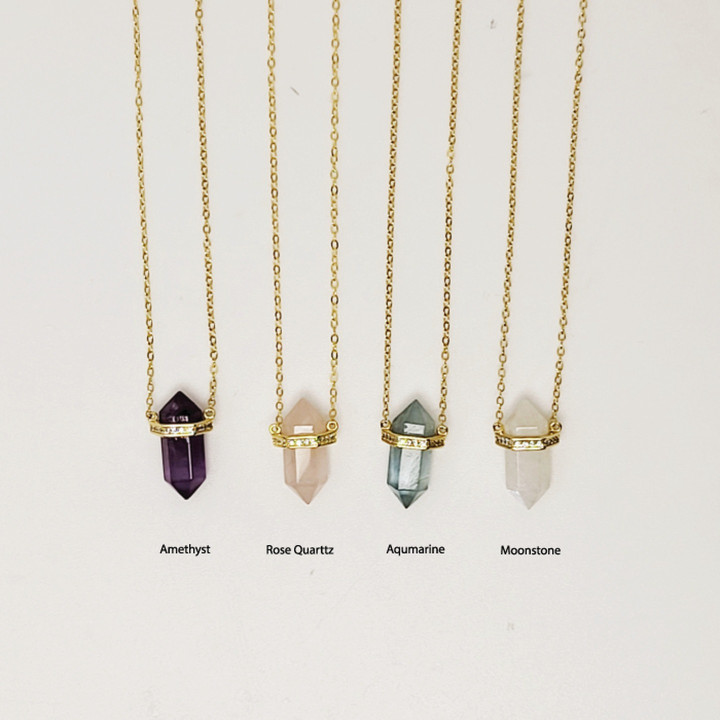 Colgante de equilibrio de cristal: Promueve el equilibrio en la vida con una piedra de la suerte.