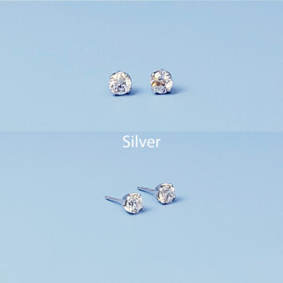 Sterling Silver Stud Earrings - Simple and Everyday Chic