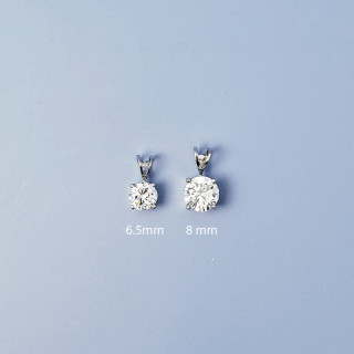 Sterling Silver CZ Necklace | Classic and Elegant Pendant