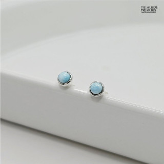 Lucky Earrings: Minimalist Stone Charms for Good Fortune