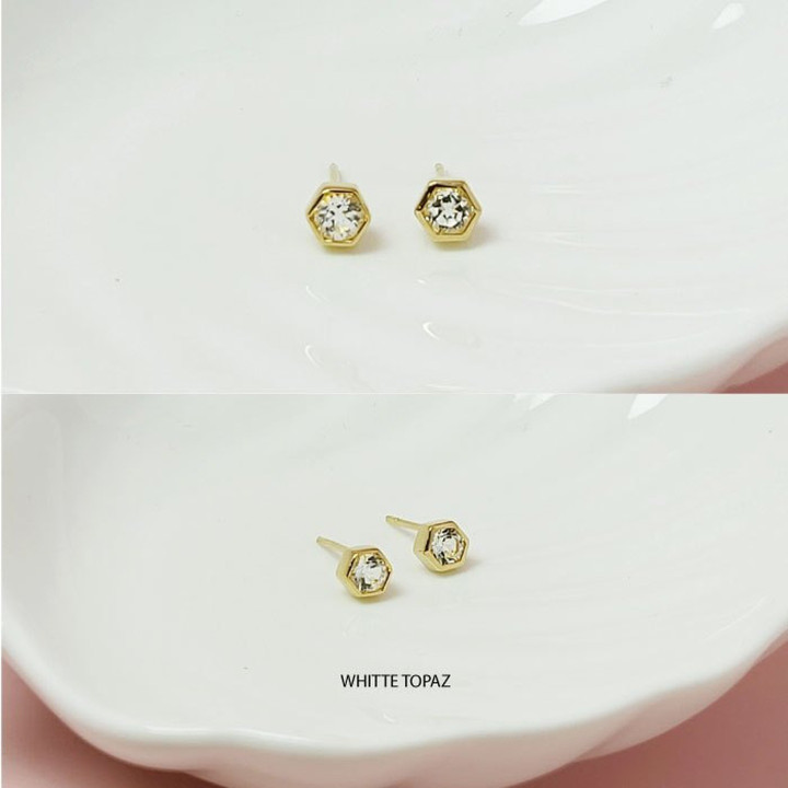Gemstone Earrings | Sterling Silver, Balance and Harmony