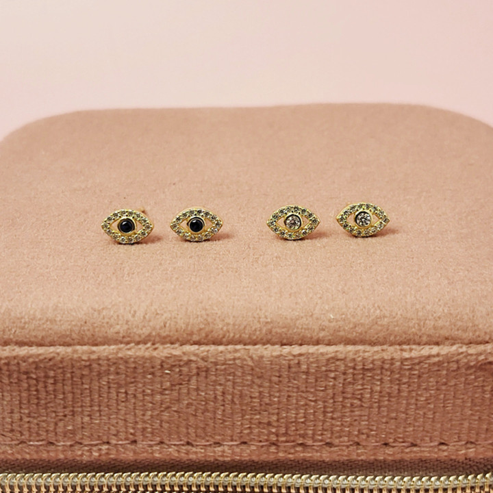 Evil Eye Earrings | CZ Collection Protection Jewelry