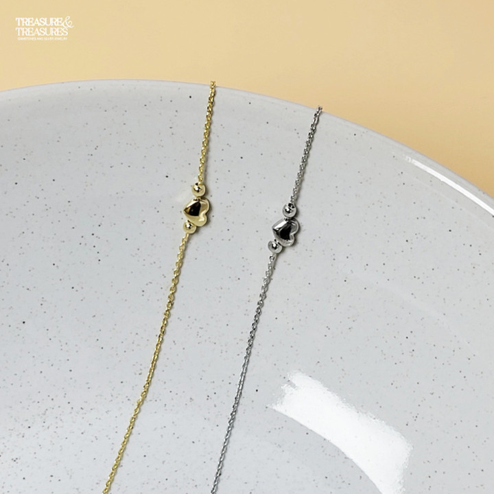 Pulsera Corazón Amor Infinito: Regalo de joyería minimalista