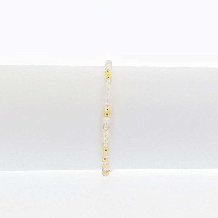 Pulsera de citrino de plata de ley: Potencia el poder y el éxito.