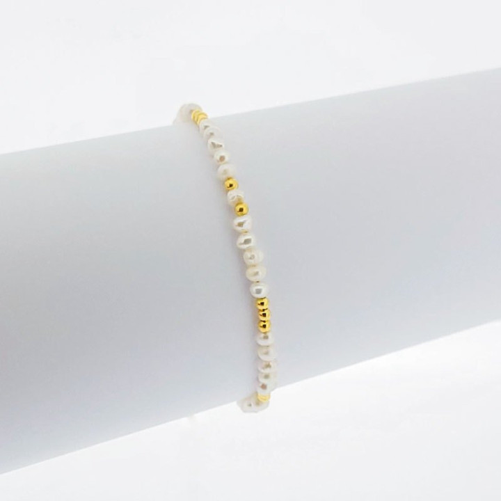 Sterling Silver Pearl Bracelet | Gentle Love and Prosperity