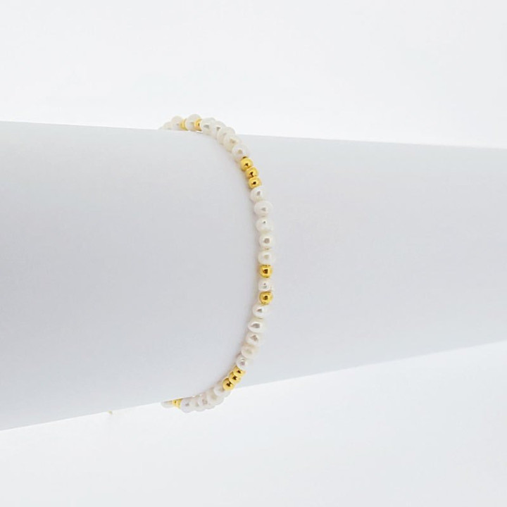 Sterling Silver Pearl Bracelet | Gentle Love and Prosperity