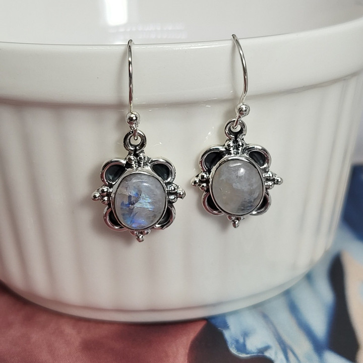 Sterling Silver Vintage Dangle Earrings