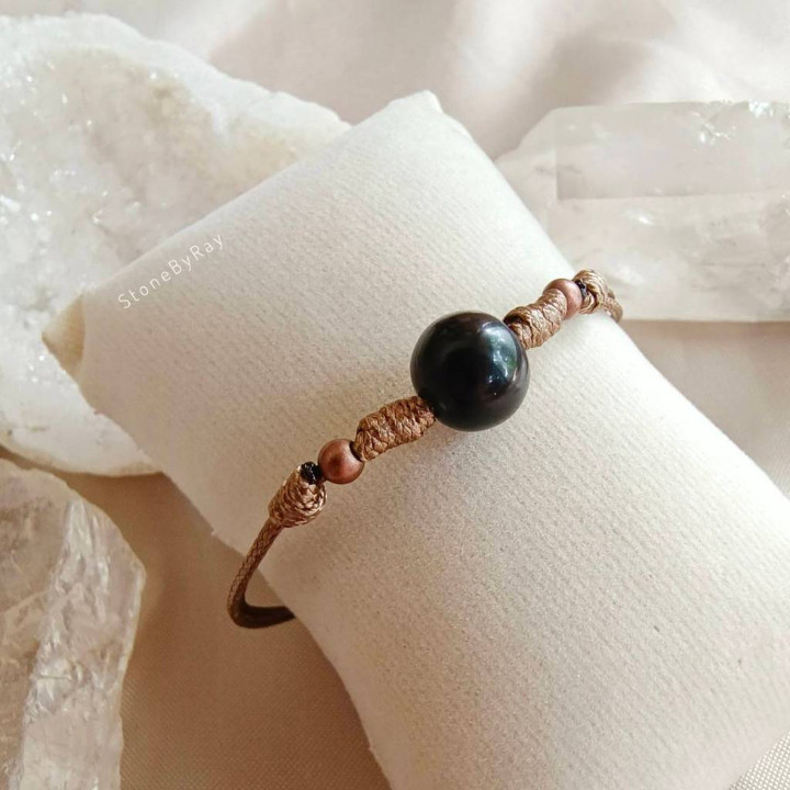 Genuine Tektite Meteorite Stone Bracelet | Unique and Powerful