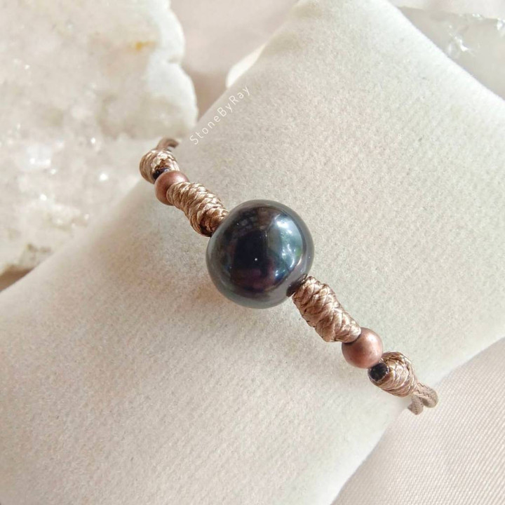Genuine Tektite Meteorite Stone Bracelet | Unique and Powerful