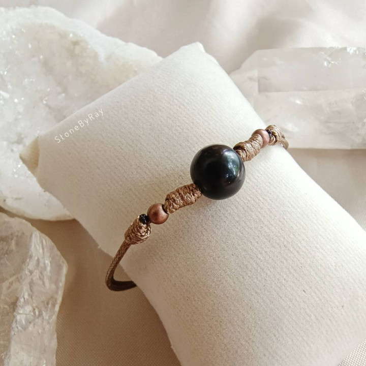Genuine Tektite Meteorite Stone Bracelet | Unique and Powerful