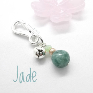 Lucky Stone Keychain - Wish Charm and Positive Vibes